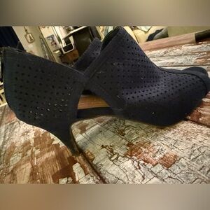 Style & Co. Navy Ankle Booties